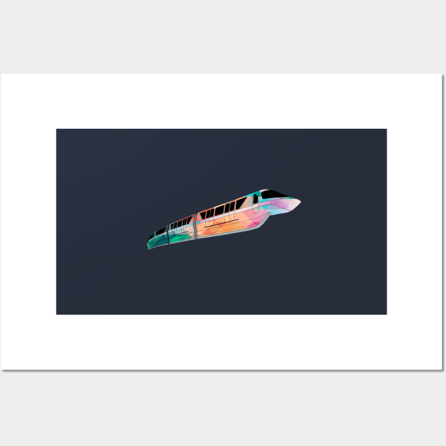 Wrapped Monorail - Geometric Wall Art by FandomTrading